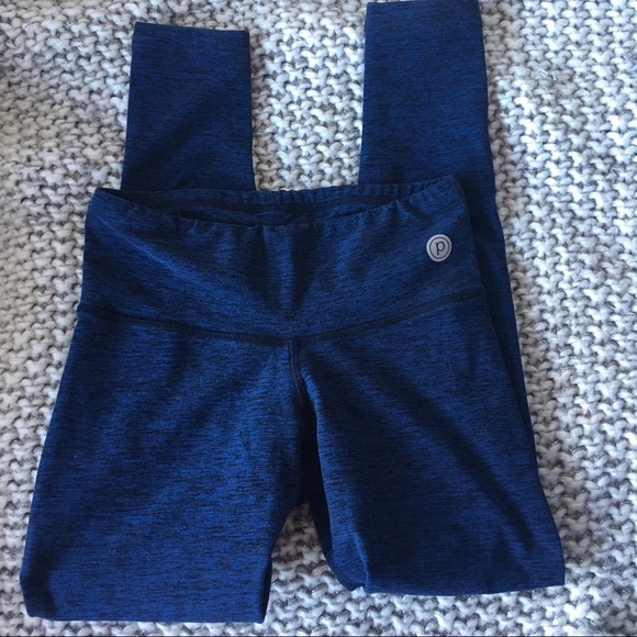 Pure Barre Blue Space Dye Leggings - Picture 3 of 10